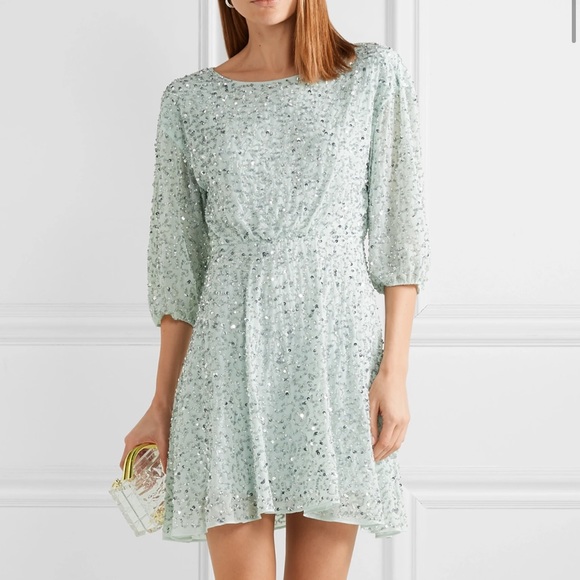 alice and olivia mint dress